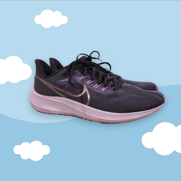 Mens Nike Air Zoom Pegasus 39 Anthracite Pewter Black DH4071-008 Running Size 11 - Picture 2 of 6